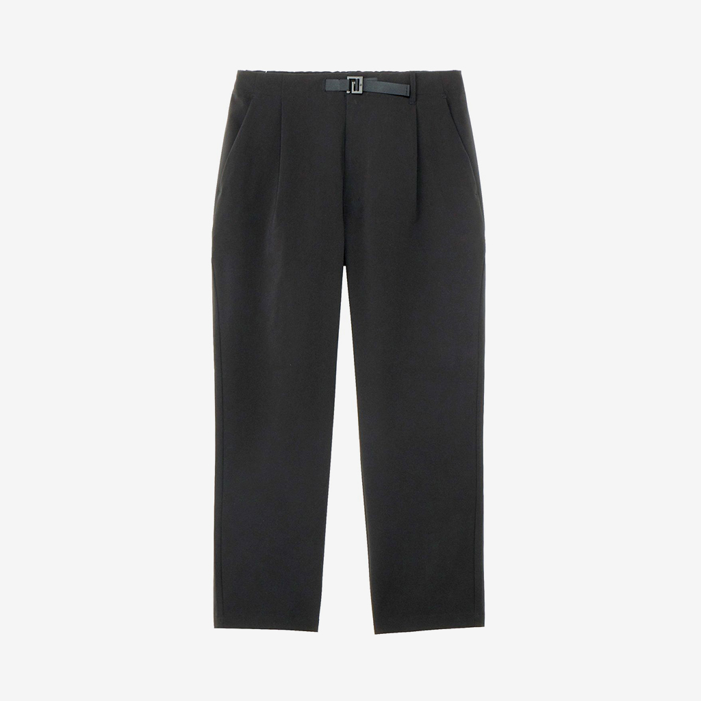 Goldwin S[hEB One Tuck Tapered Stretch Pants Black