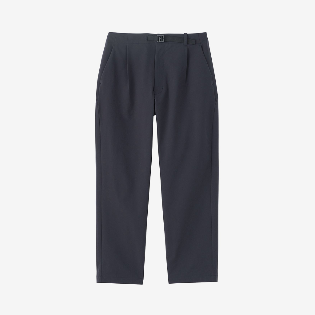 Goldwin S[hEB One Tuck Tapered Stretch Pants Navy