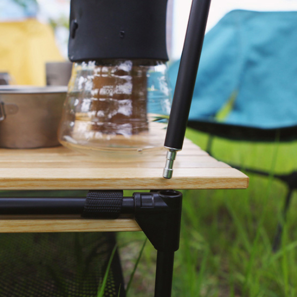 Minimal Works ミニマルワークス Mocha Roll Table Lantern Stand Black Nicetime アウトドアグッズ通販
