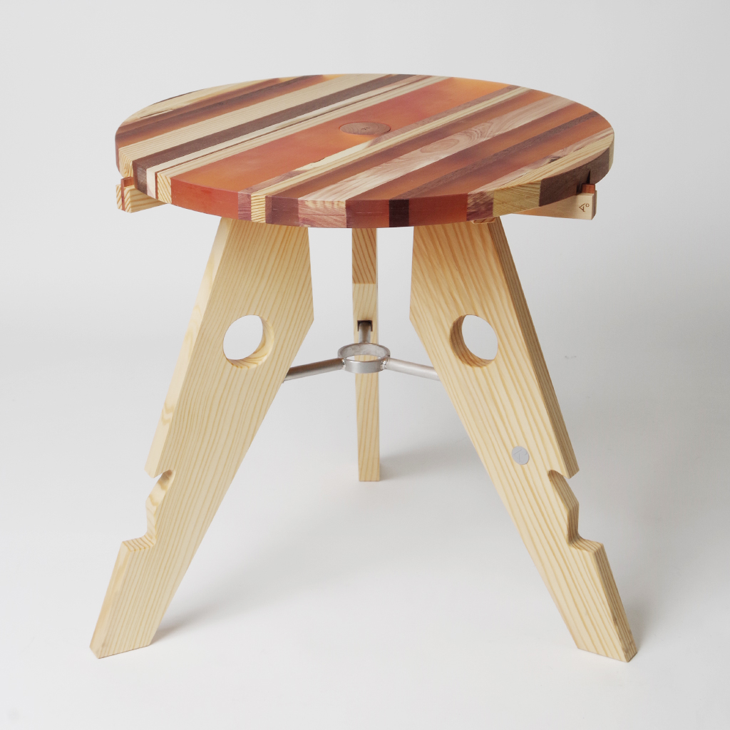 KI-no キーノ Aa Side Table Orange - Nicetime Mountain Gallery ...