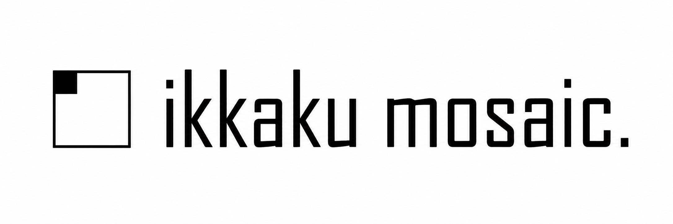 ikkaku mosaic. ロゴ
