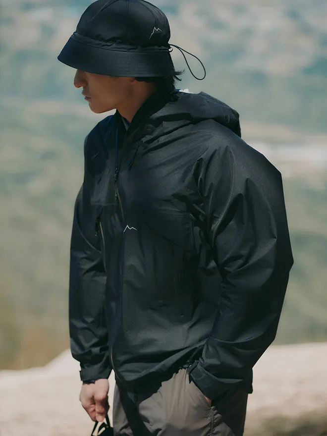 Light 3L Double Zip Jacket Black
