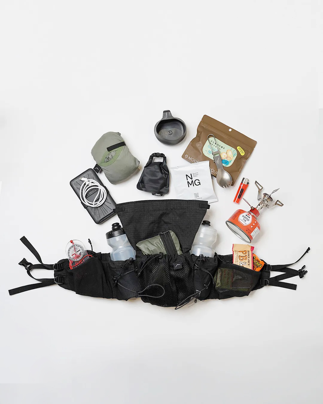 最大限収納した場合のパッキング例