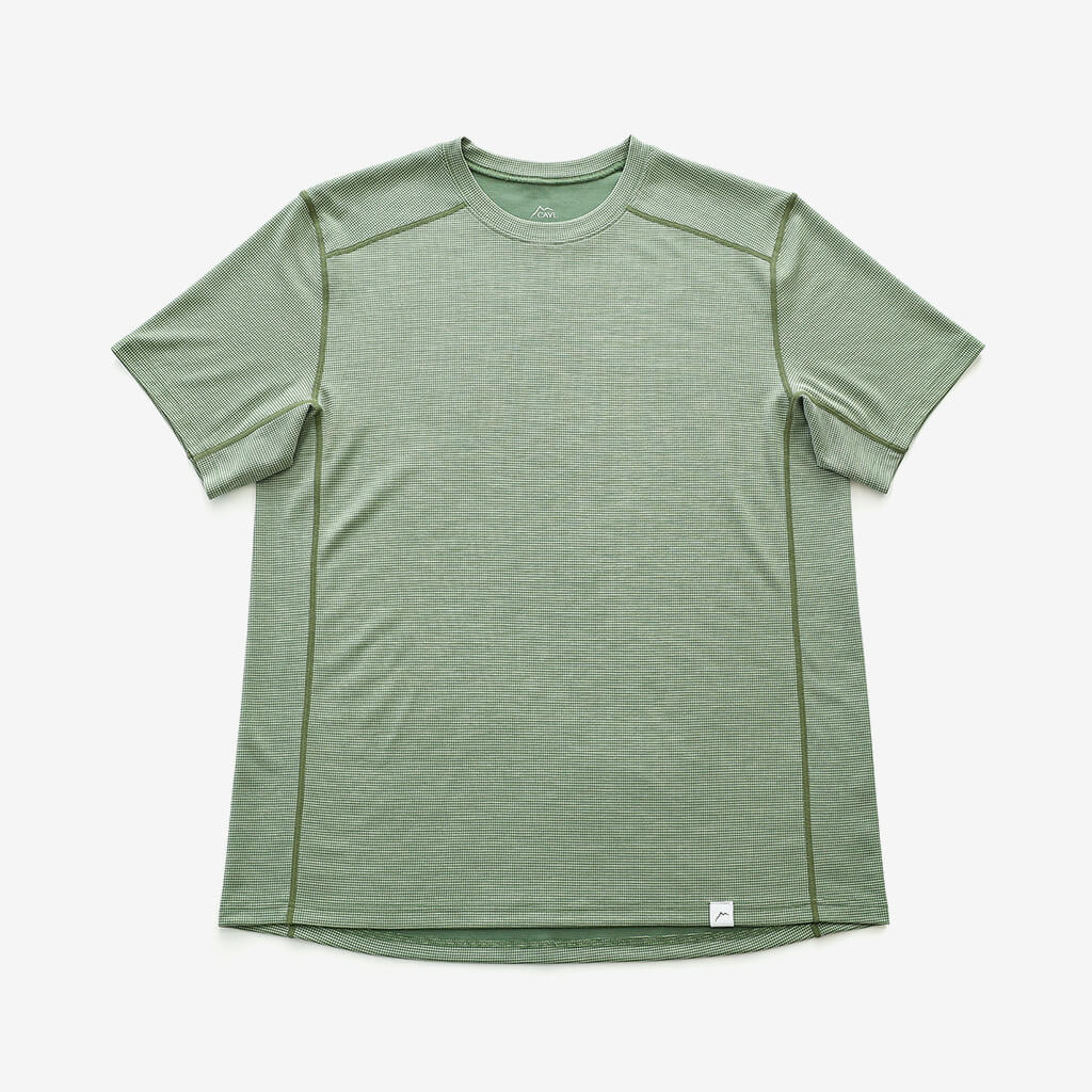 CAYL PC Live Wool Mix Short Sleeve Green