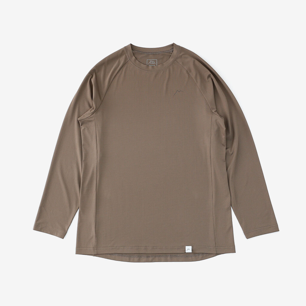 CAYL PC Logo Air Long Sleeve Red Bean