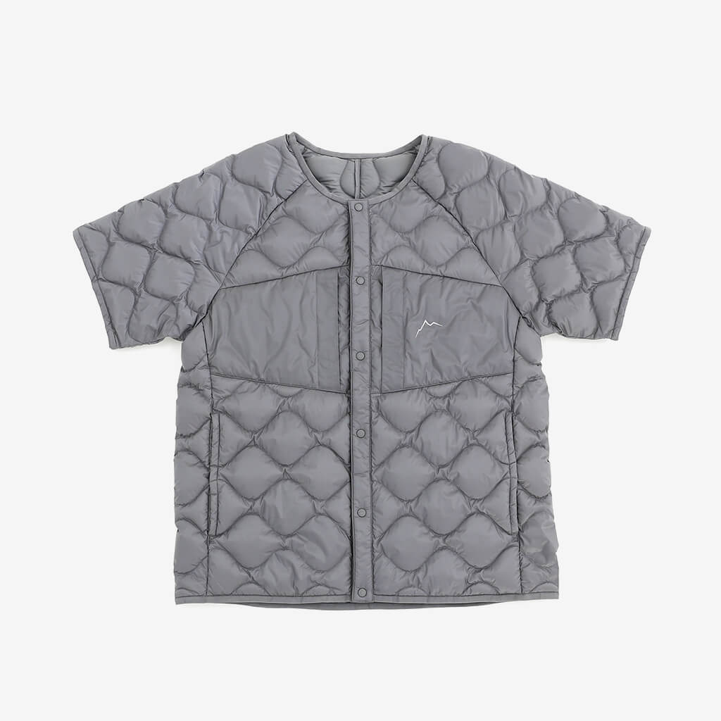 CAYL PC Snap Down Short Sleeve Shirts Grey