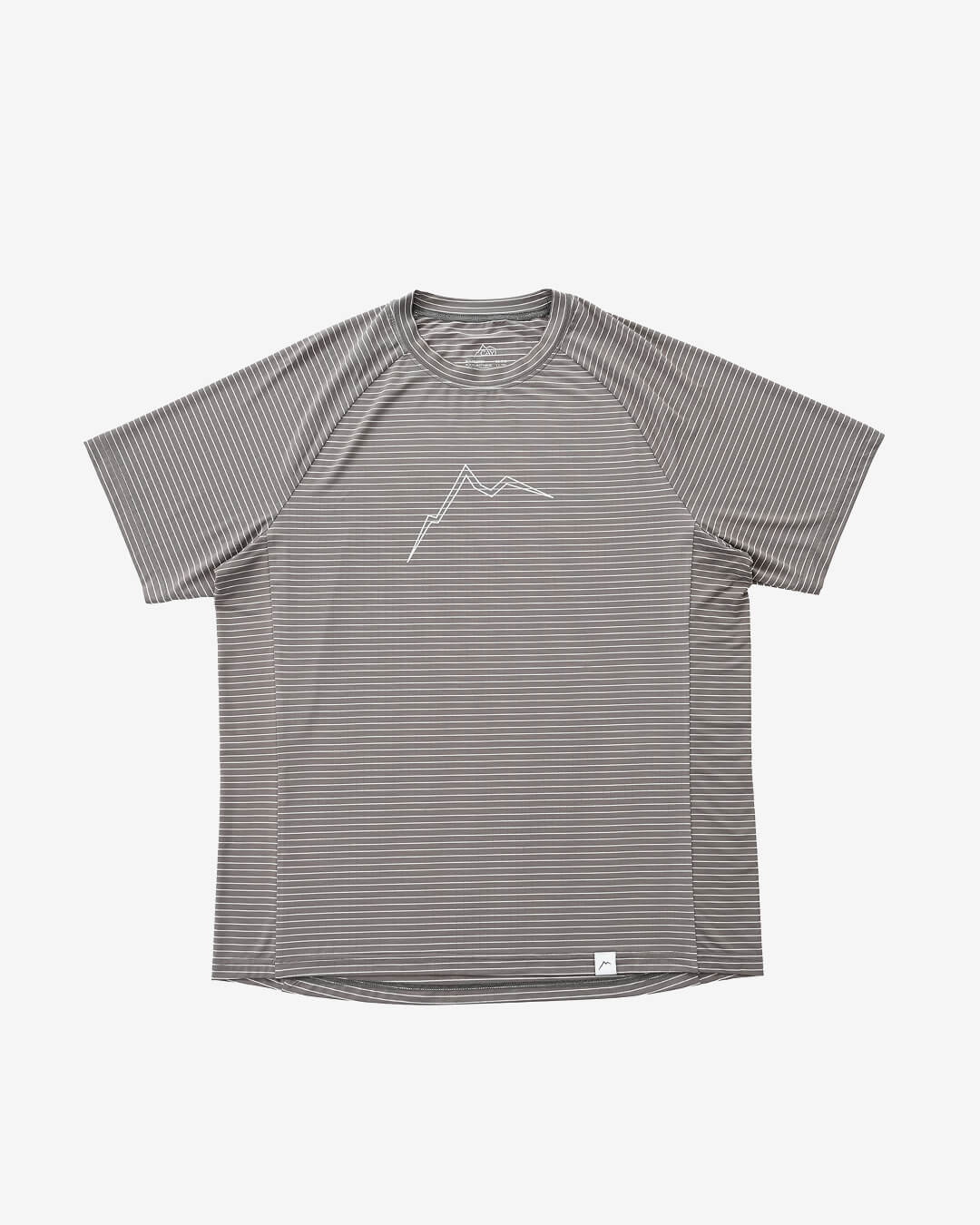 CAYL �P�C�� Stripe B.L. Short Sleeve Grey