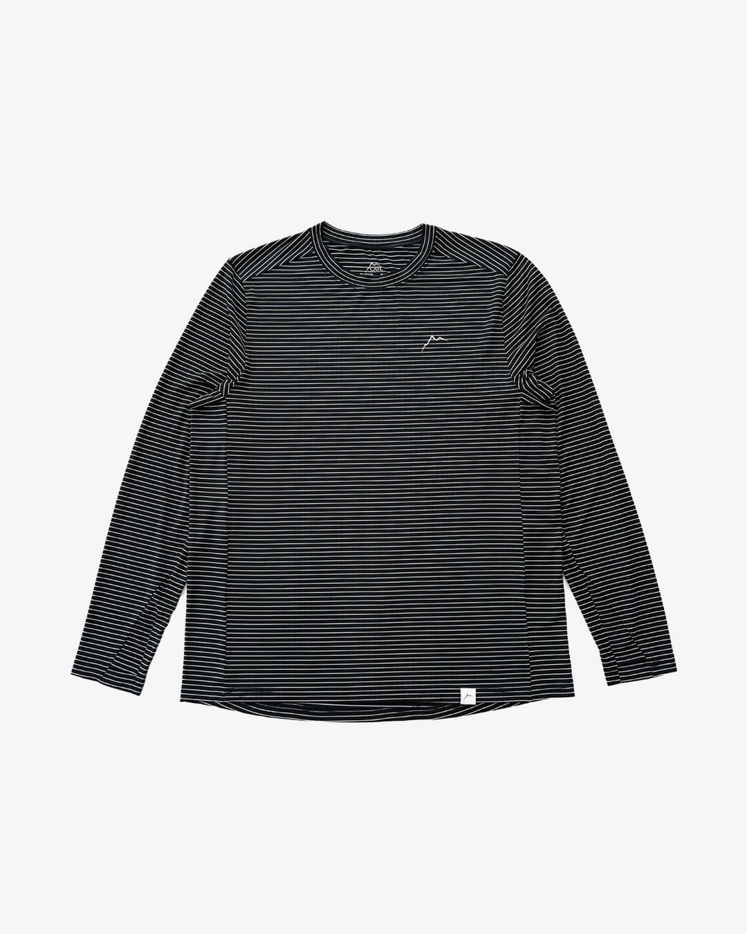 CAYL �P�C�� Stripe Logo Long Sleeve Black