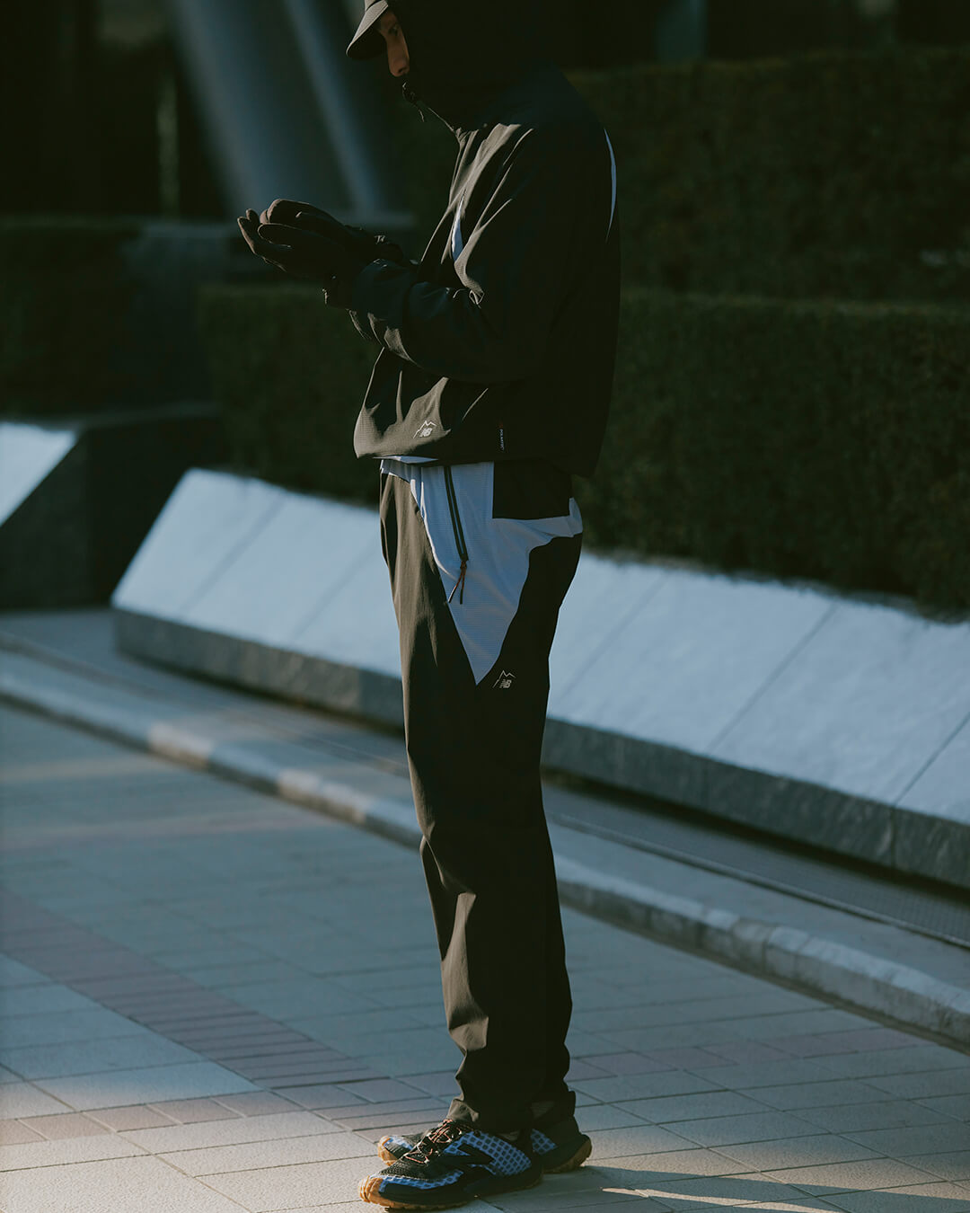 CAYL x New Balance �P�C���j���[�o�����X NB CAYL 2 in 1 Running Pants Black