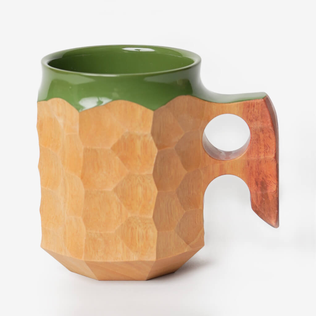 AKIHIRO WOOD WORKS ALqEbh[NX Jincup Urushi Hybrid Green 2L