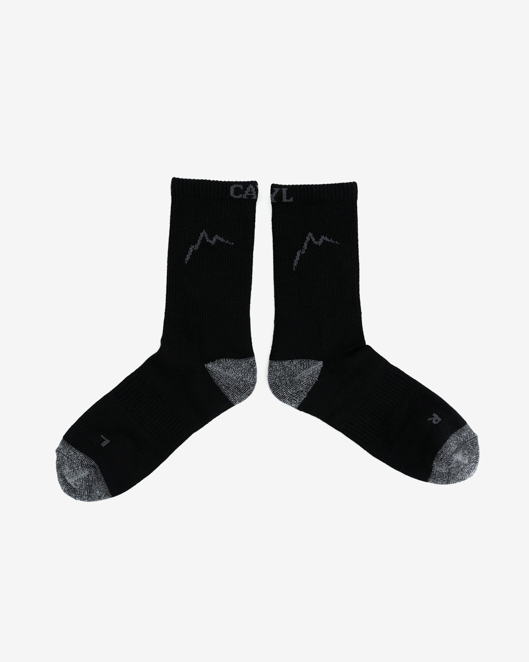 CAYL �P�C�� Merino Blend Socks Black/Grey