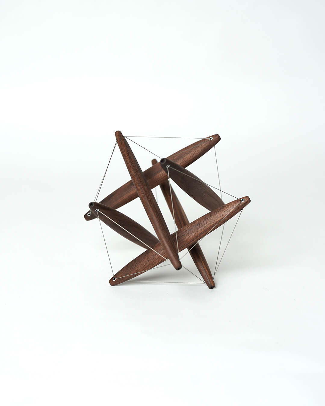 TENSEGRITYLAB. �e���Z�O���e�B���{ Tensegrity 6struts model / wood ��180mm
