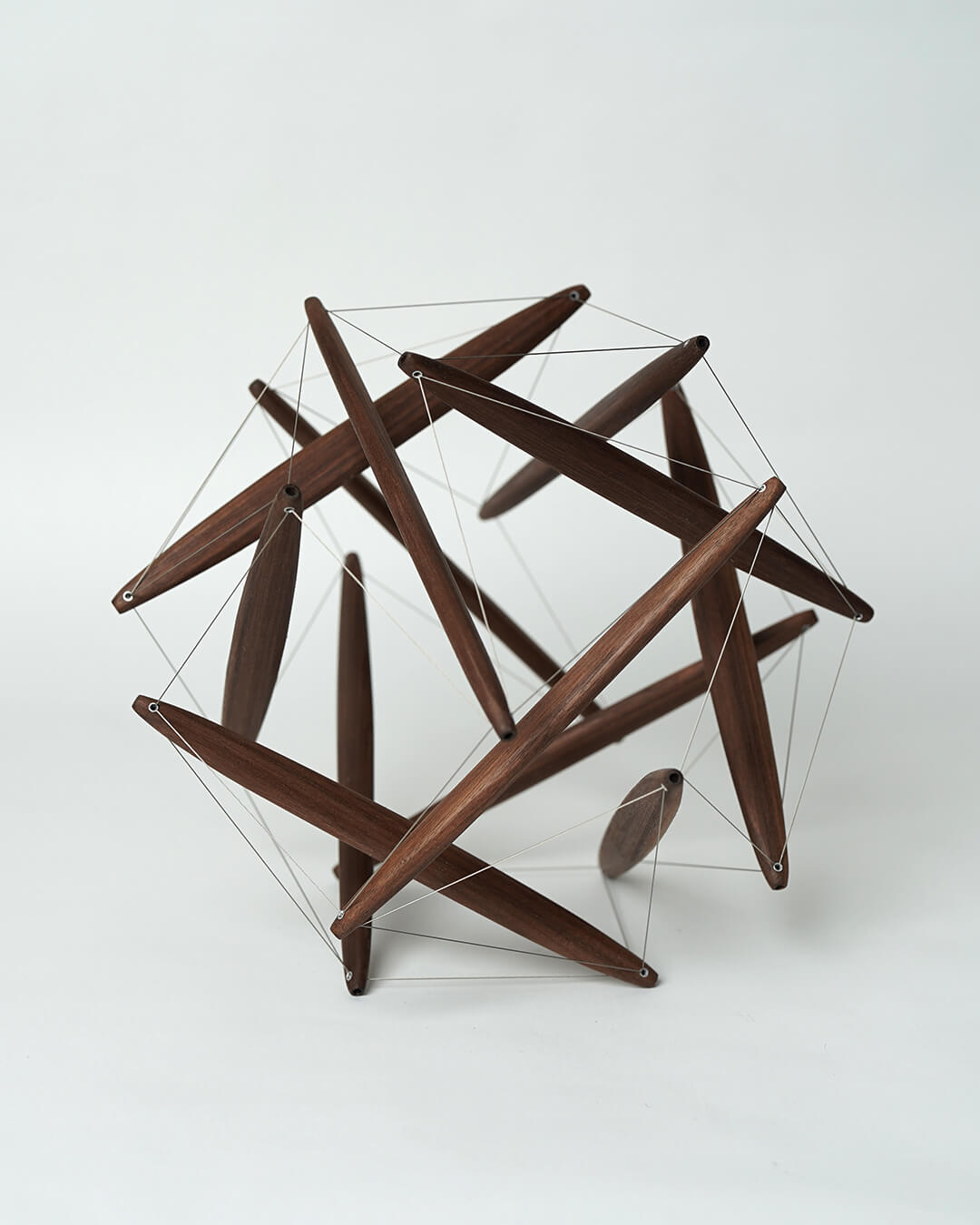 TENSEGRITYLAB. �e���Z�O���e�B���{ Tensegrity 12struts model / wood ��270mm